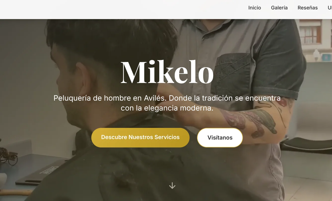 Vista previa de peluqueriamikelo.es